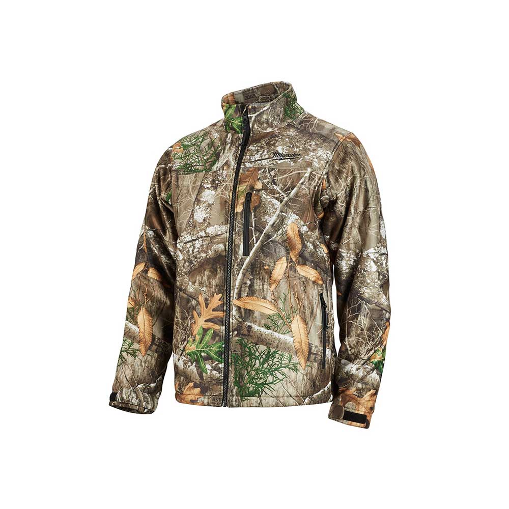 Milwaukee M12 Heated Quietshell Jacket Kit in Realtree Camo – Size Large