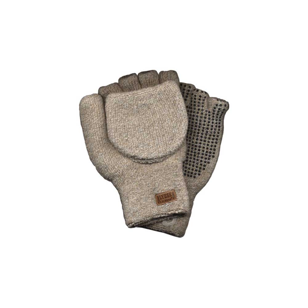 Kinco Large Alyeskaa Ragg Wool Convertable Fingerless Gloves/Mittens