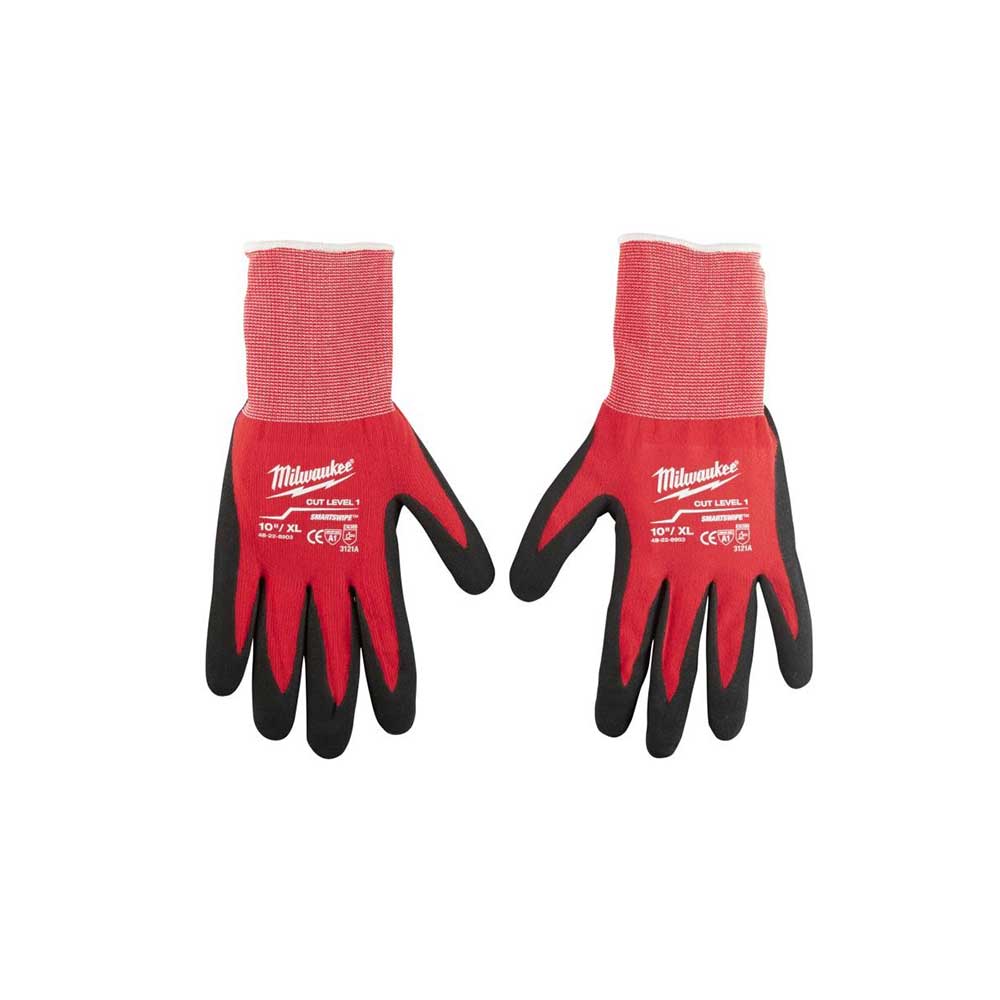 Milwaukee XL ‘Cut Level 1’ Dipped Gloves (Pack of 12)